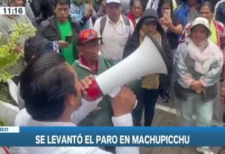 Venta de boletos: Huelga fue levantada en Machu Picchu Pueblo