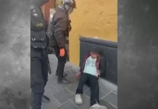 [VIDEO] Arequipa: Jóvenes alcoholizados fueron auxiliados en las calles