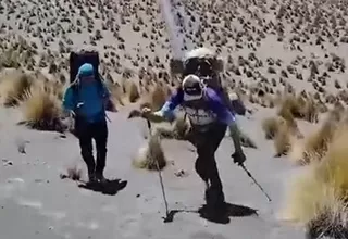 [VIDEO] Arequipa: Montañista con discapacidad logró subir hasta el cráter del volcán Misti