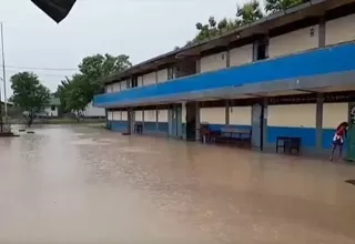 [VIDEO] Colegios y casas inundados tras fuertes lluvias