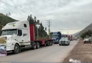 [VIDEO] Cusco: Paro de transportistas de carga pesada