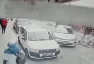 [VIDEO] Huancayo: Conductor atropella a cuatro personas frente a un colegio
