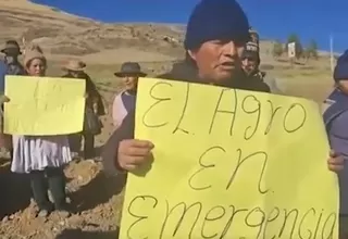 [VIDEO] Huancayo: Cultivos de papa se perderán por falta de agua