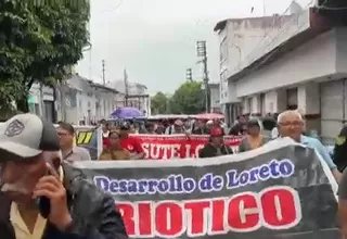 [VIDEO] Iquitos: Protestas contra la policía por ola de asaltos