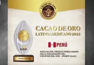 [VIDEO] Junín: Cacao de Satipo fue elegido el mejor de Latinoamérica