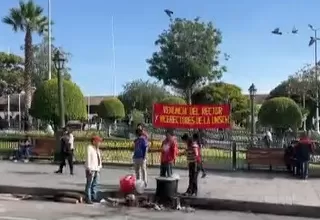 [VIDEO] Liberan plaza de Ayacucho tras protestas