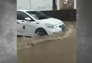[VIDEO] Lluvia torrencial y fuertes vientos en Chachapoyas 