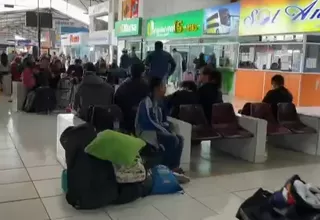 [VIDEO] Tacna: Suspenden venta de pasajes a Lima y Norte del país