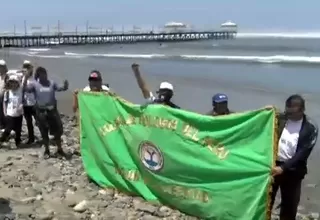 [VIDEO] Trujillo: Cadena humana frente al mar Huanchaco