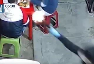 [VIDEO] Trujillo: Hombre es asesinado afuera de restaurante