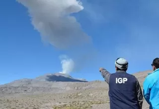 EN VIVO | Volcán Ubinas: Se registran nuevas explosiones y emanación de cenizas 
