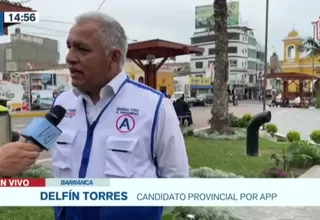 Voto 2022: Las propuestas de Delfín Torres para Barranca