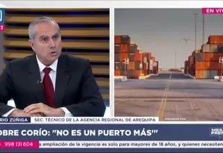 Mario Zúñiga: Puerto de Corío no es uno más