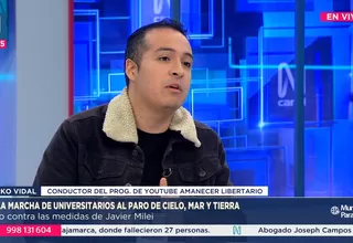 Mirko Vidal: Javier Milei no ha perdido todavía su base de votantes, pero la oposición a su gobierno es fuerte