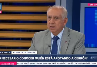 José Baella: Es necesario conocer quién está apoyando a Cerrón
