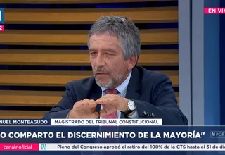 Manuel Monteagudo: Se supone que el TC está para proteger derechos