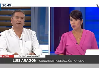 Luis Aragón: Otárola no está actualizado con la agenda del Congreso