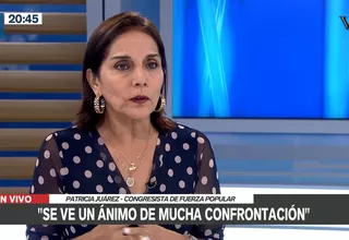 Patricia Juárez: El pedido de Esdrás será sometido al Pleno del Congreso