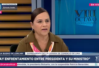 Rosa Bueno de Lercari: Hay enfrentamiento entre la presidenta y su ministro