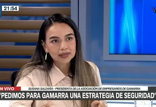 Susana Saldaña: Pedimos para Gamarra una estrategia de seguridad