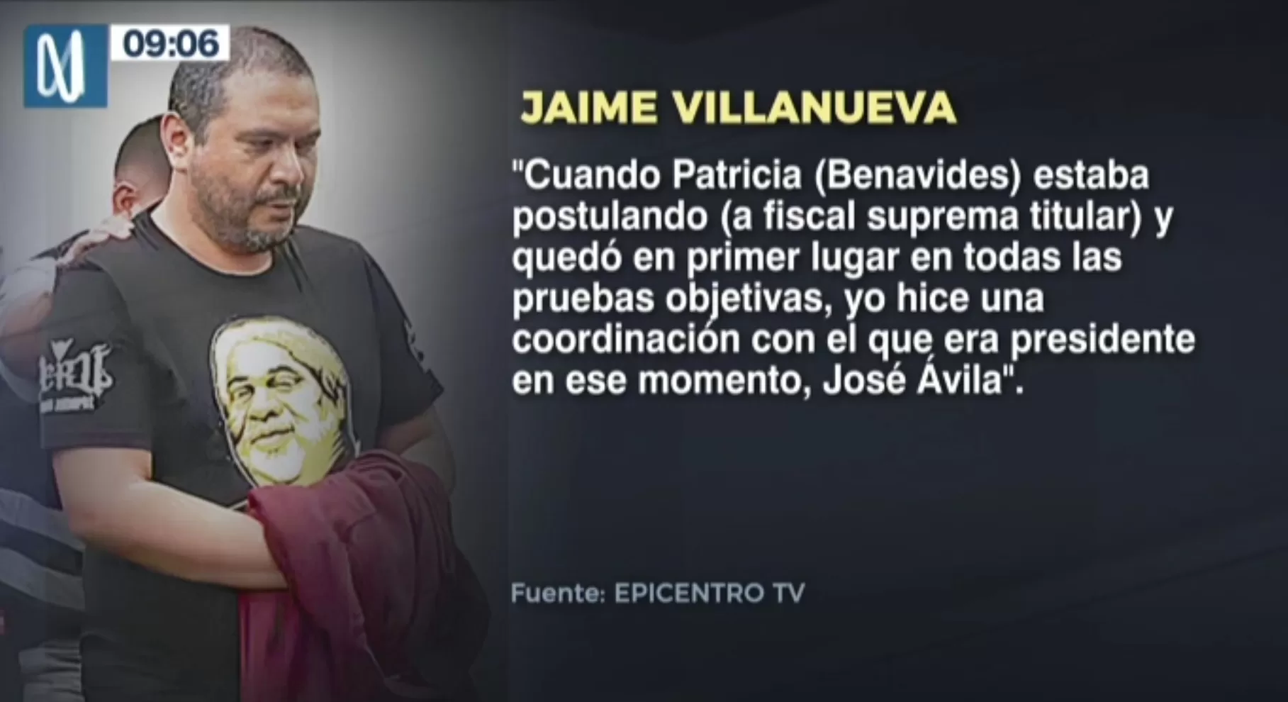 Jaime Villanueva El testimonio respecto a José Ávila Canal N